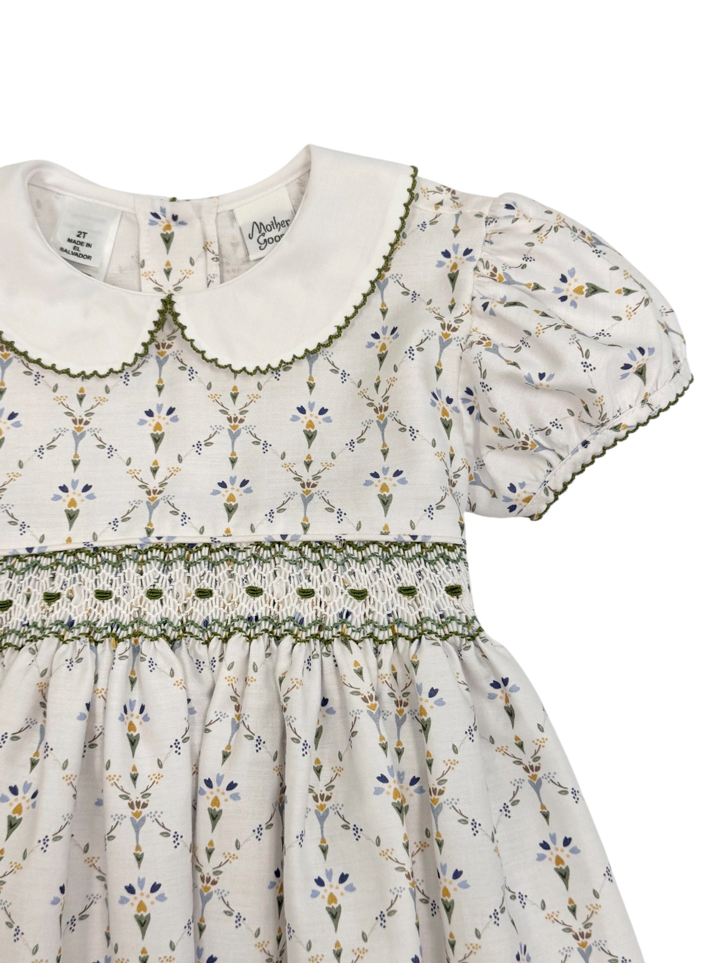 Wildfire Trellis Smocked Dress