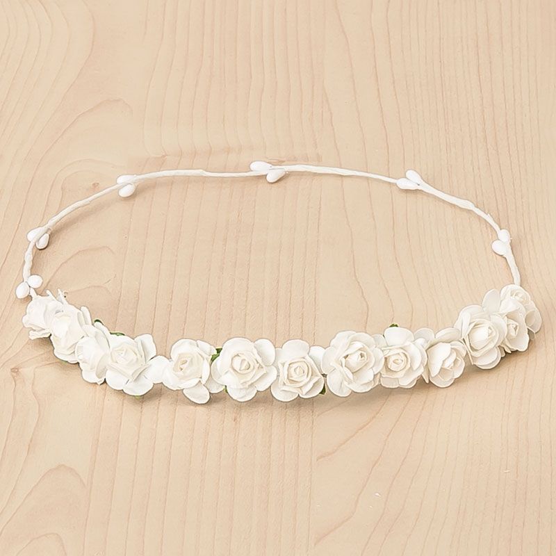 Floral Wreath White Roses