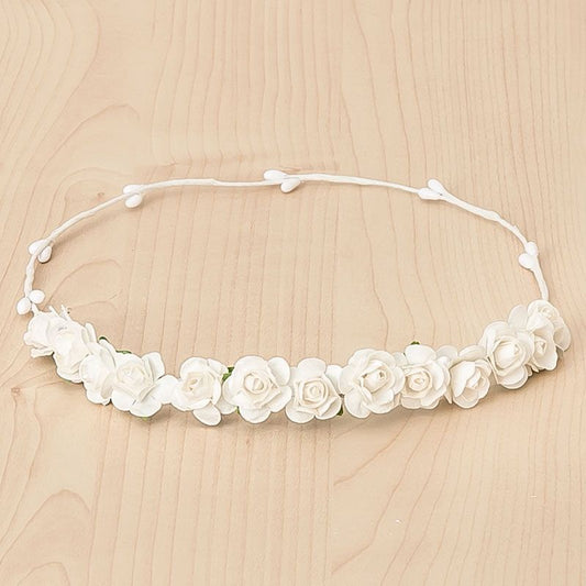 Floral Wreath White Roses