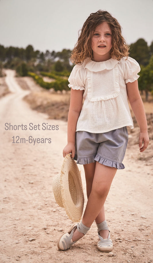 42405 Slate Shorts Set