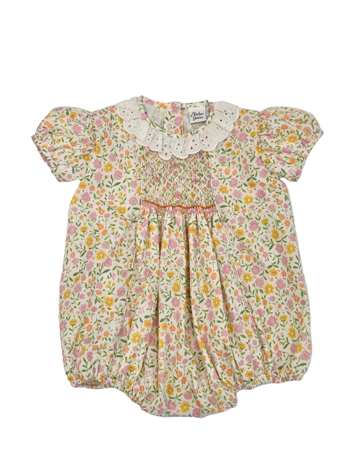 Blossom Garden Smocked Romper
