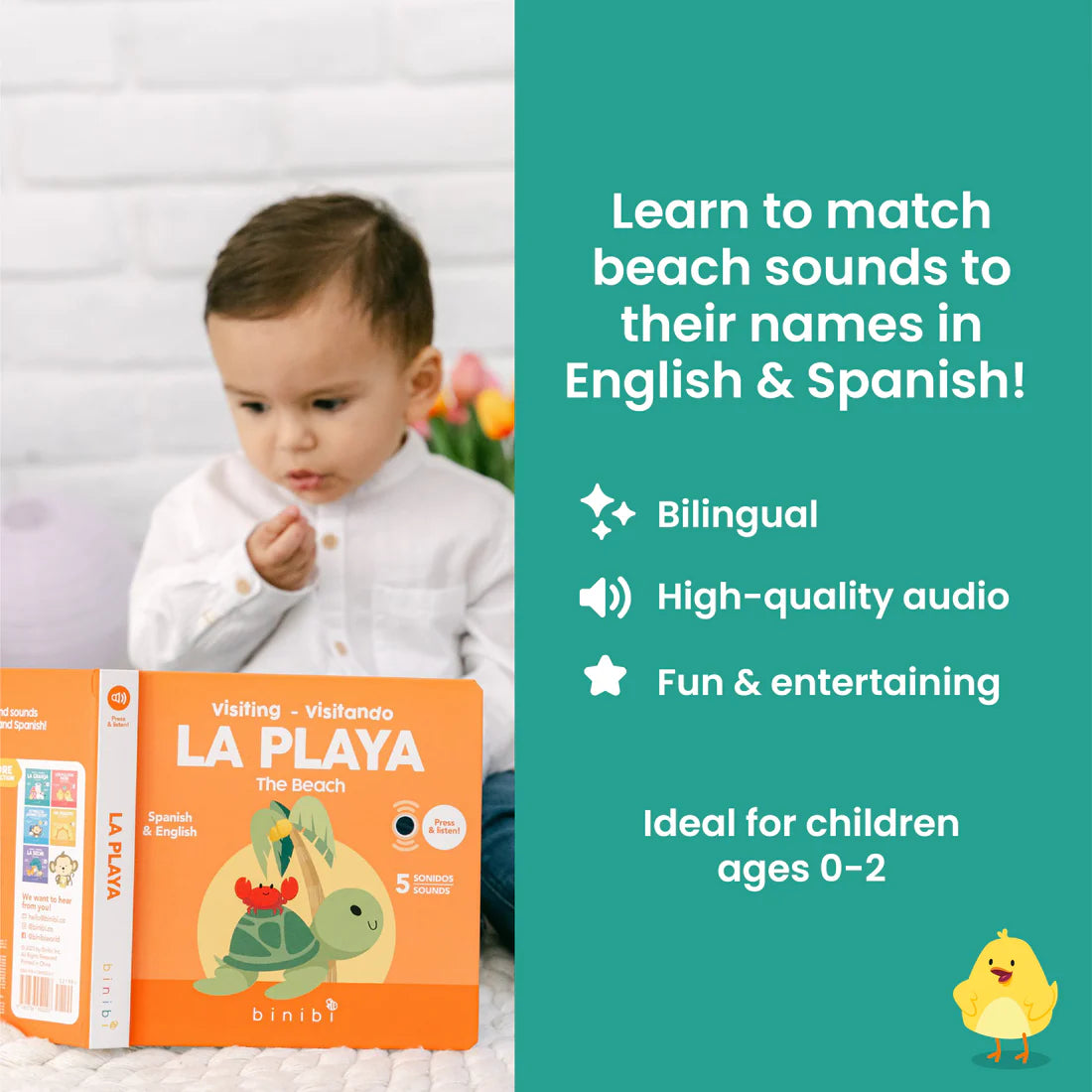 La Playa Bilingual Sound Book: Beach Sounds