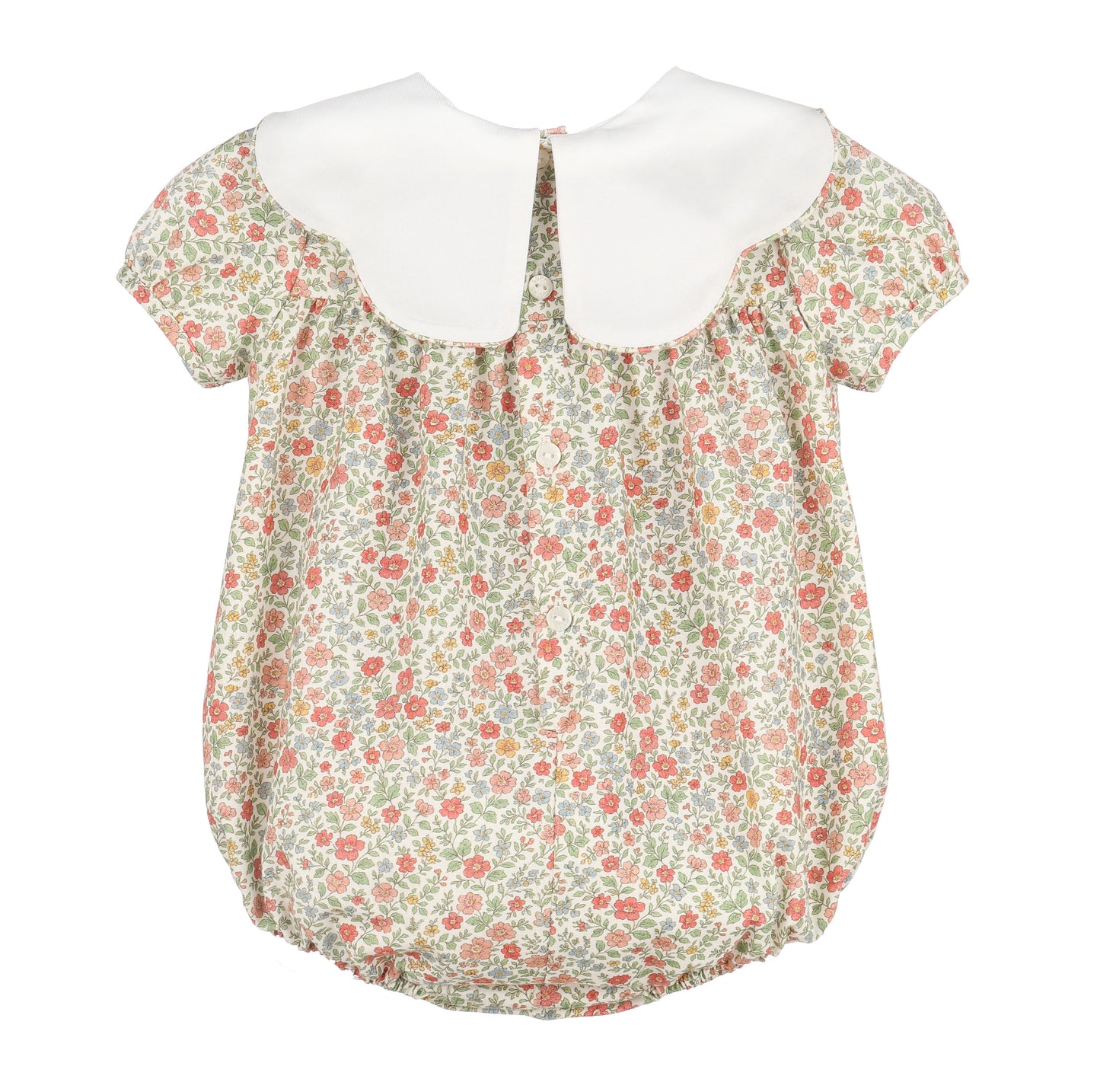 Orange Storybook Vintage Scallop Bubble