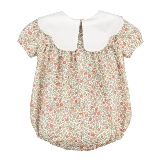 Orange Storybook Vintage Scallop Bubble