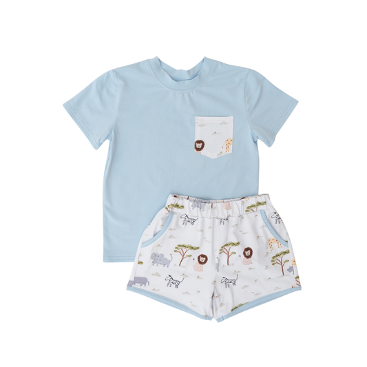Sweet Safari Shorts Set