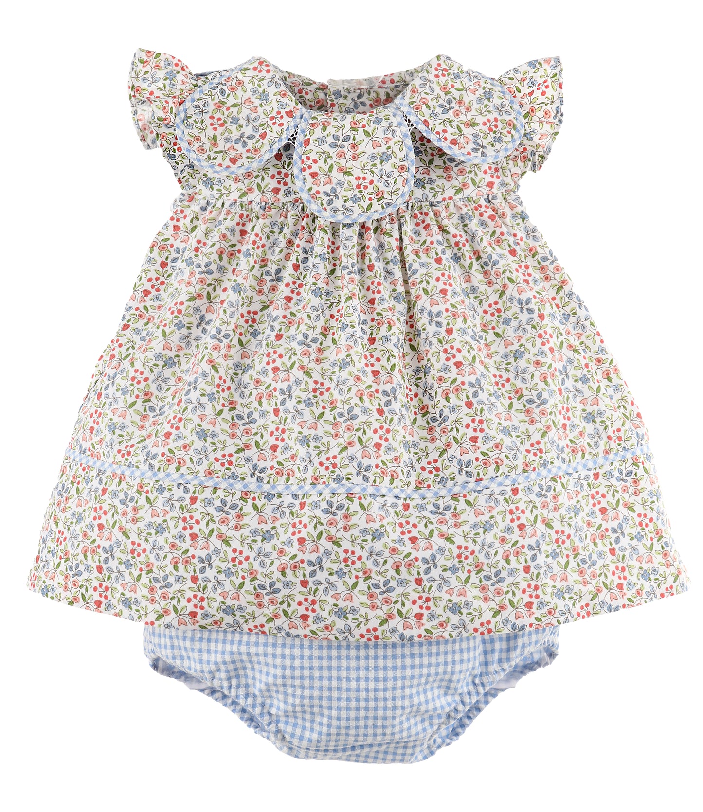 Americana Print Petal Float Dress
