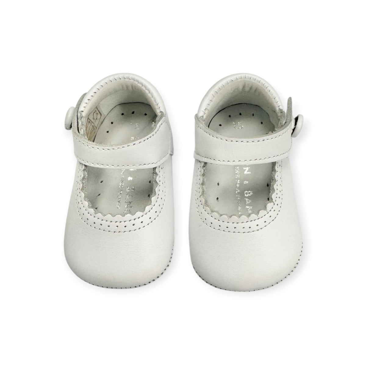 White Leather Mary Jane 1003