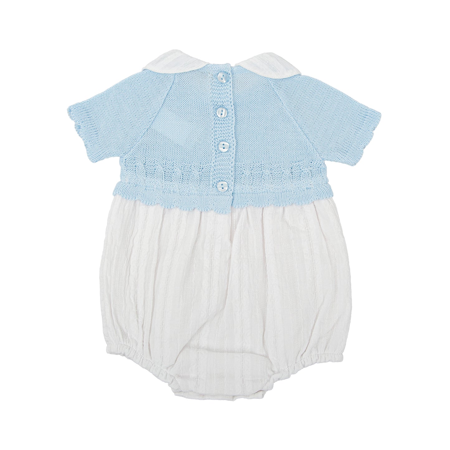 Cariño Blue Knit Romper 32322