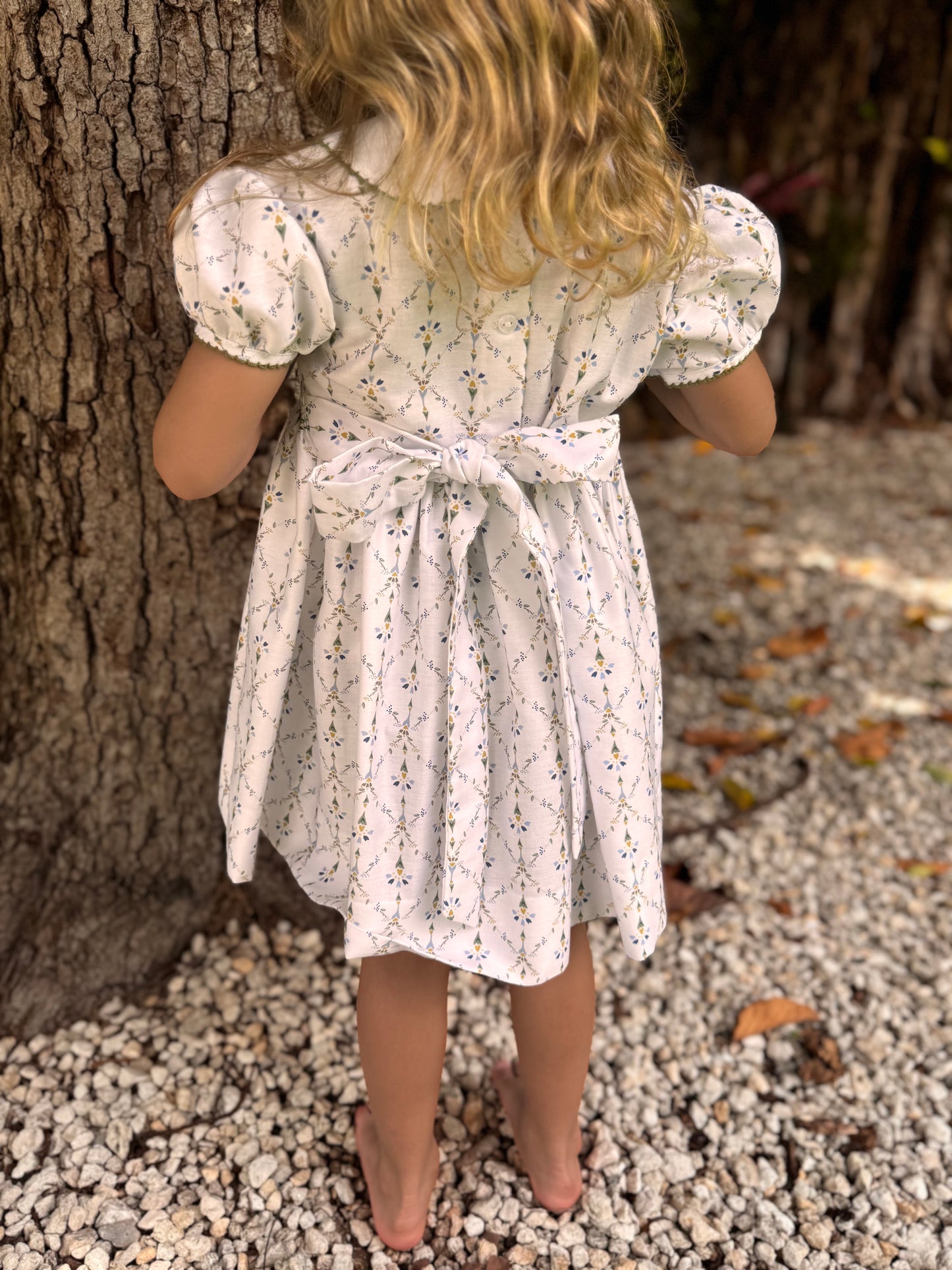 Wildfire Trellis Smocked Dress