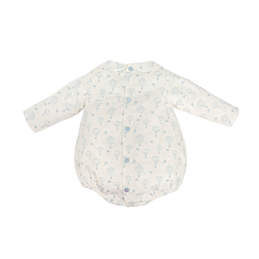 Sueños Blue Cotton Romper 30239