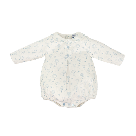 Sueños Blue Cotton Romper 30239