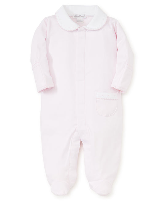 Pink New Beginnings Footie w/Collar