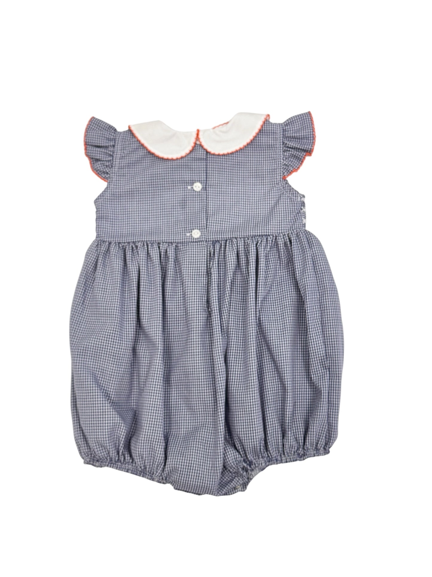 The Little Gingham Patch Smocked Romper