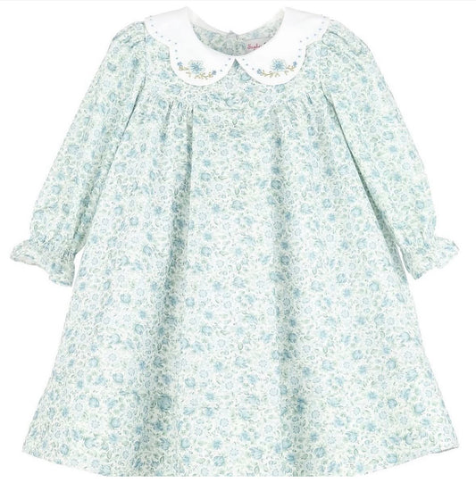 SL3710 Blue Flower Dress 6