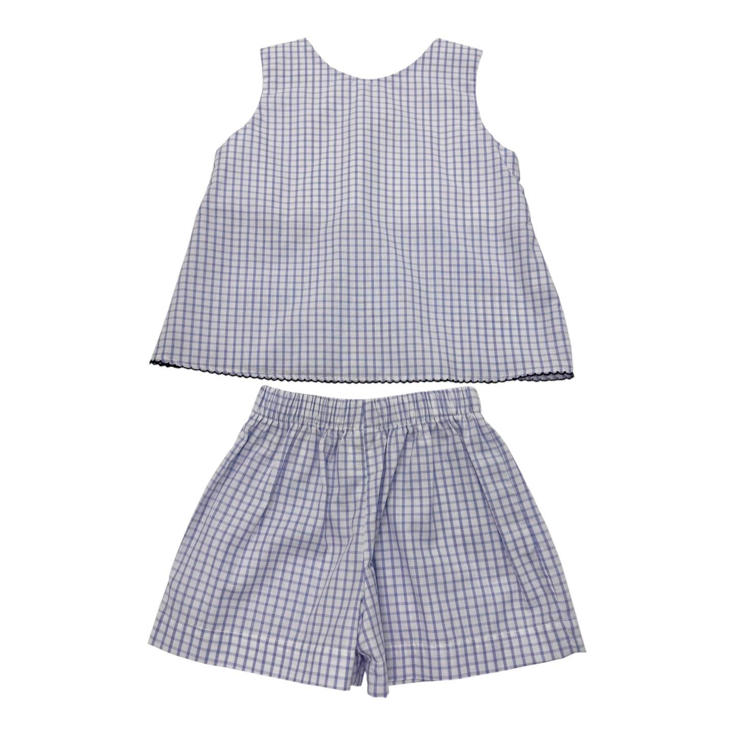 T001-4-24 Girls Whale Shorts Set *