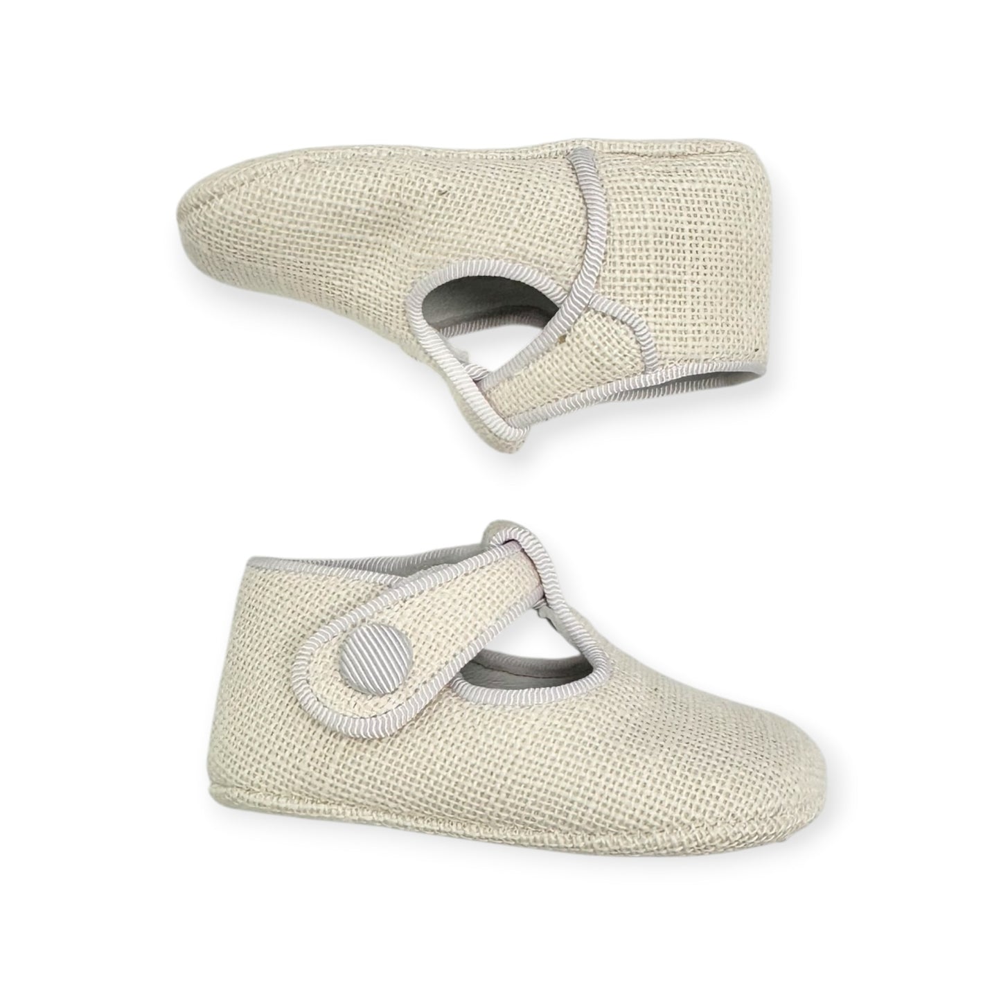 White Linen T-Strap SB520