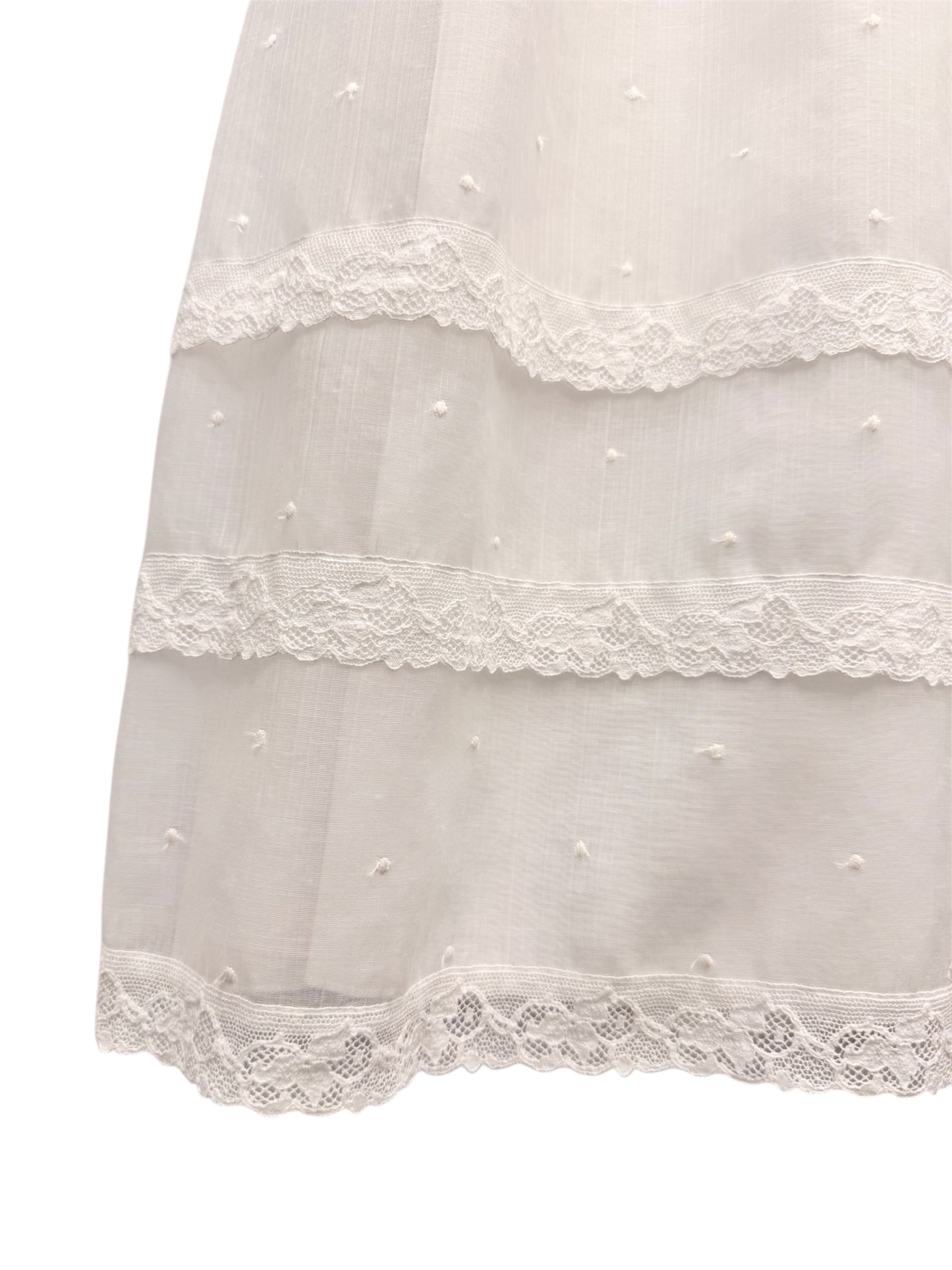 Embroidered Batiste Cotton Gown 489
