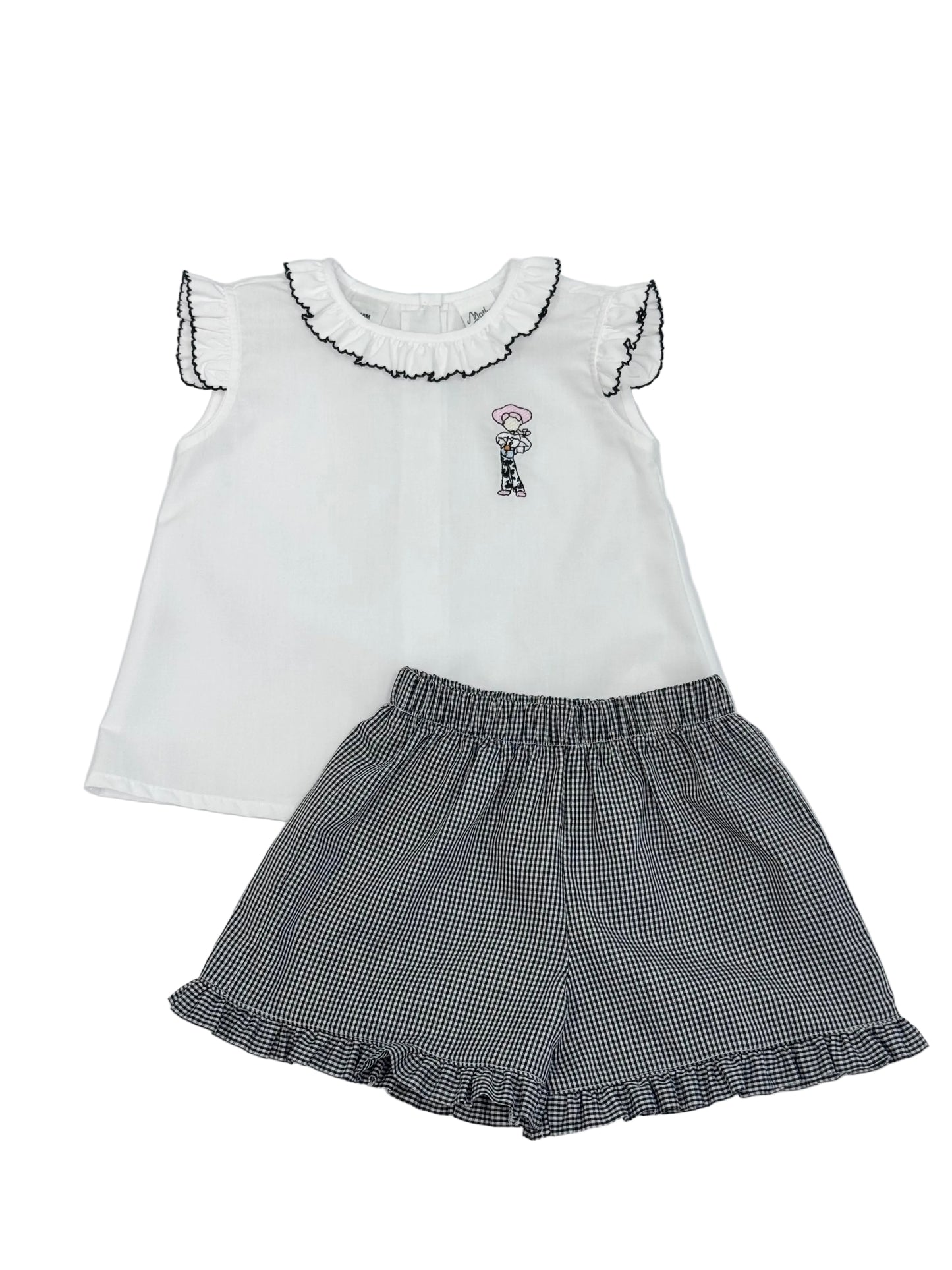 Jessie Gingham Shorts Set