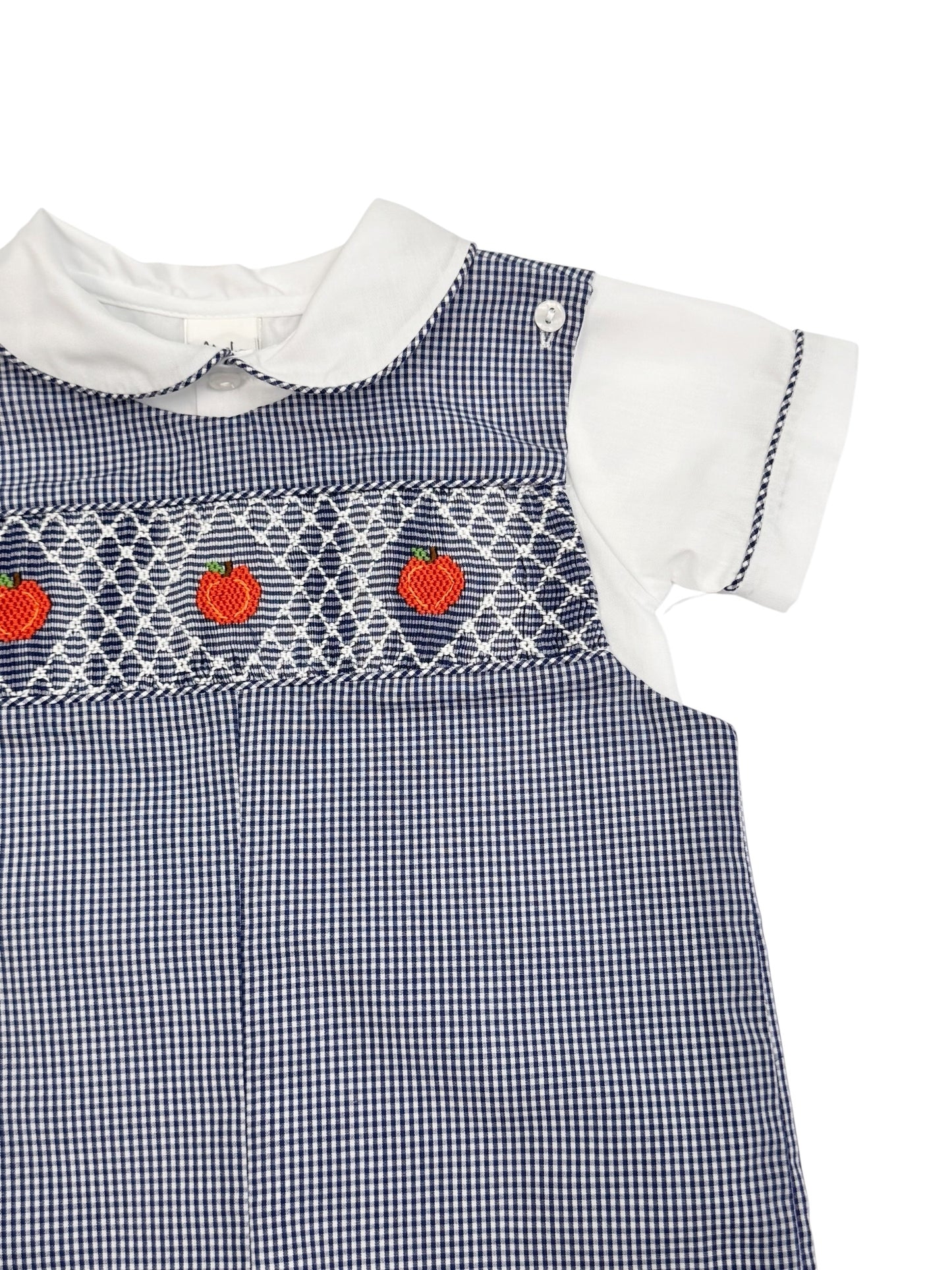 The Little Gingham Patch Smocked Overall