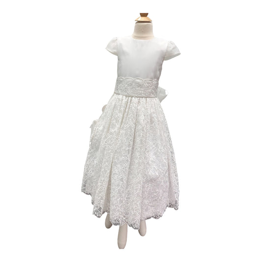 Flora Spring Organza First Communion Dress