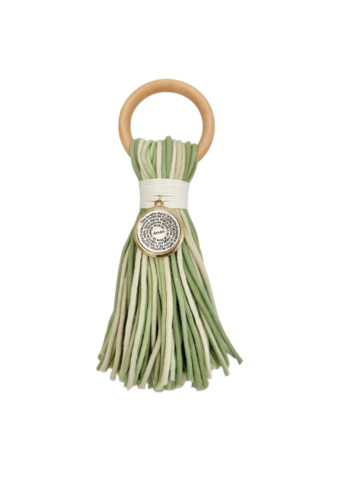 Tassel Baby Blessing Dios Te Salve Maria