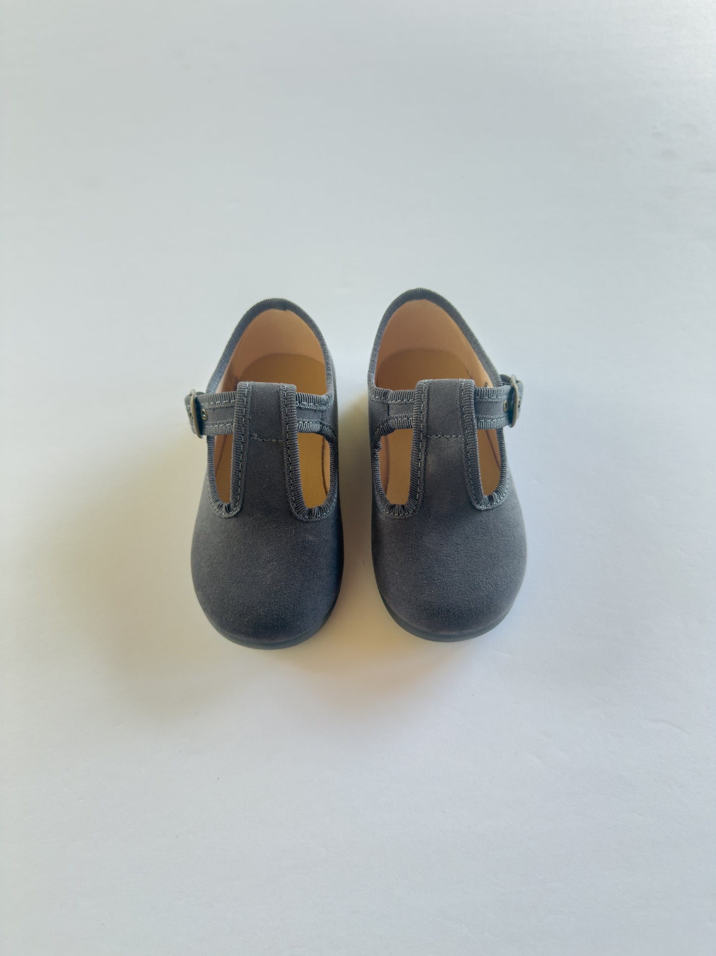 1136-02 Grey T-Straps