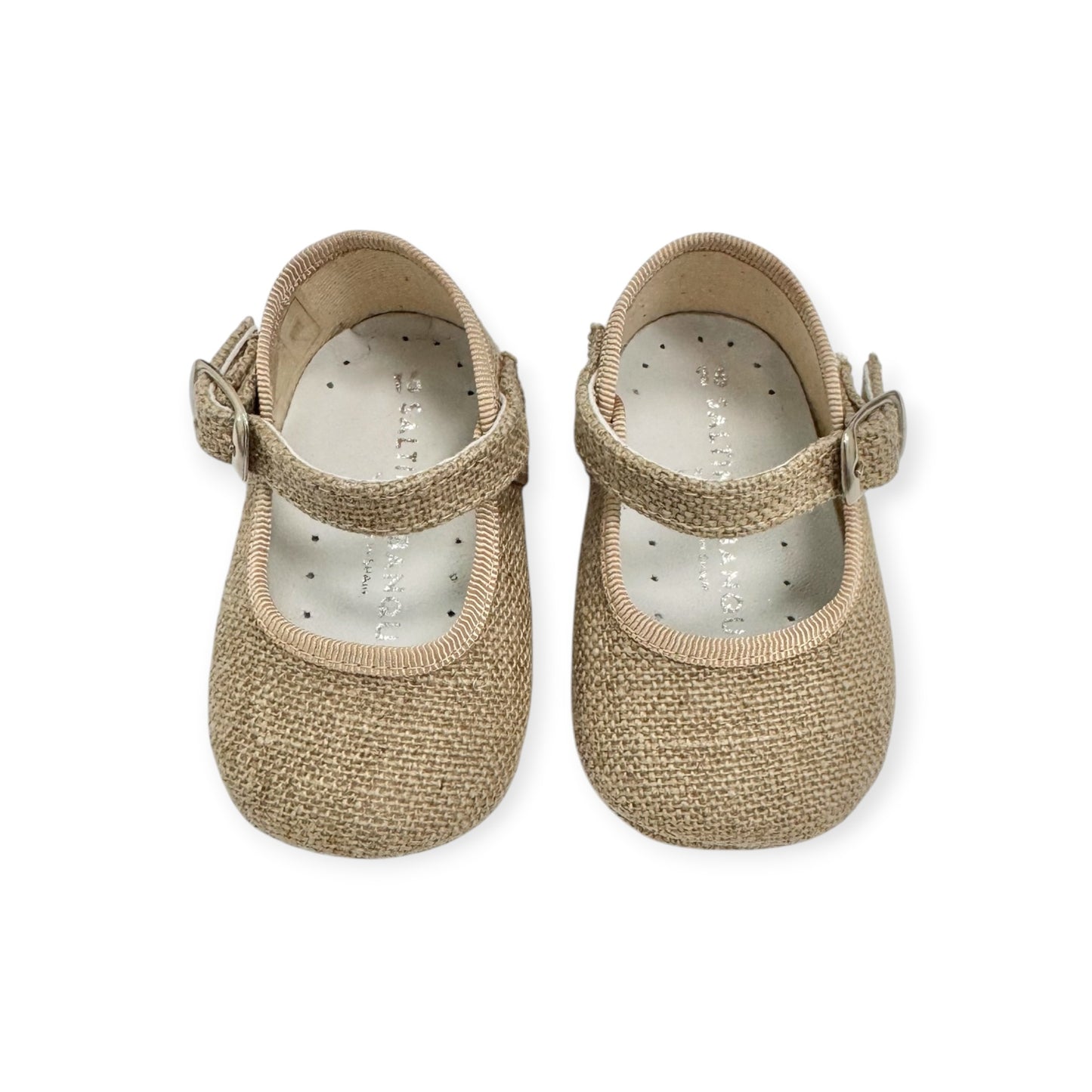 Natural Linen Mary Jane SB1059