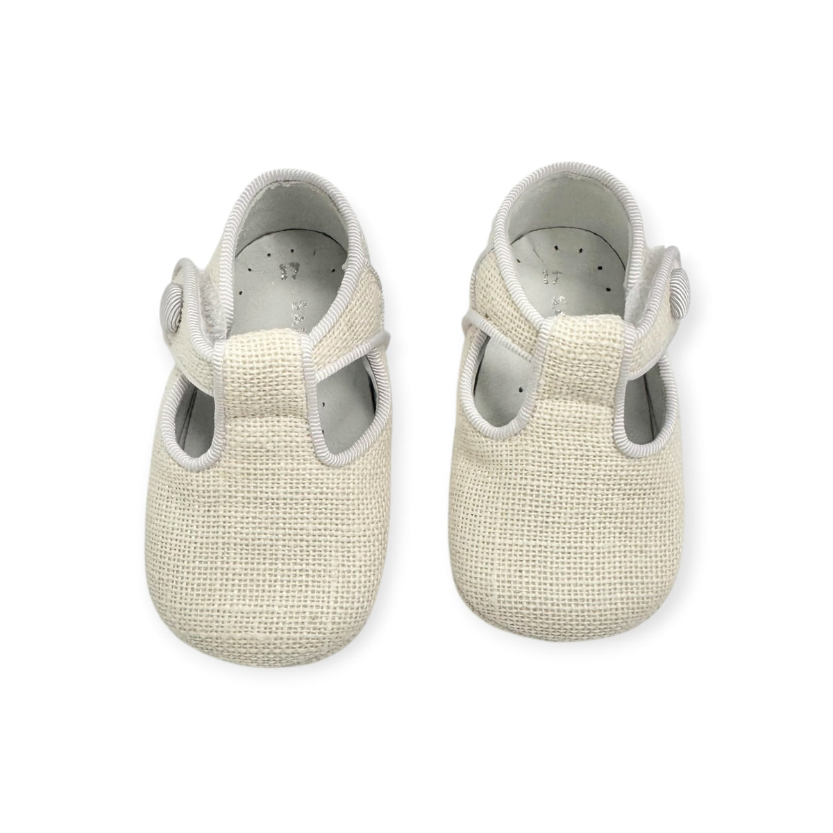 White Linen T-Strap SB520