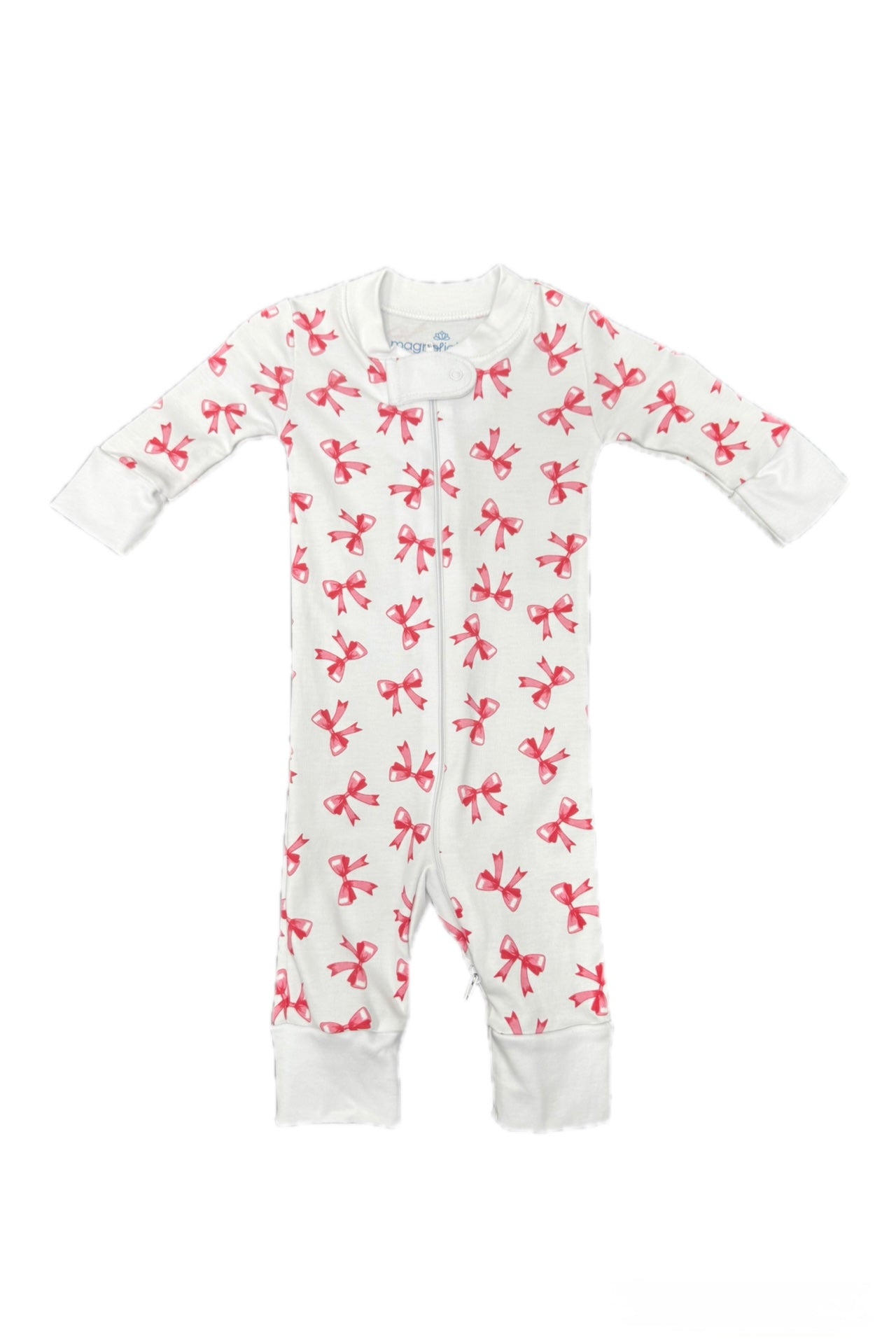 Scarlet Bows Zipper Pajama