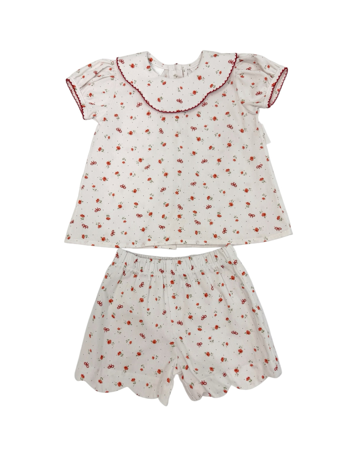 Winterberry Bows Shorts Set