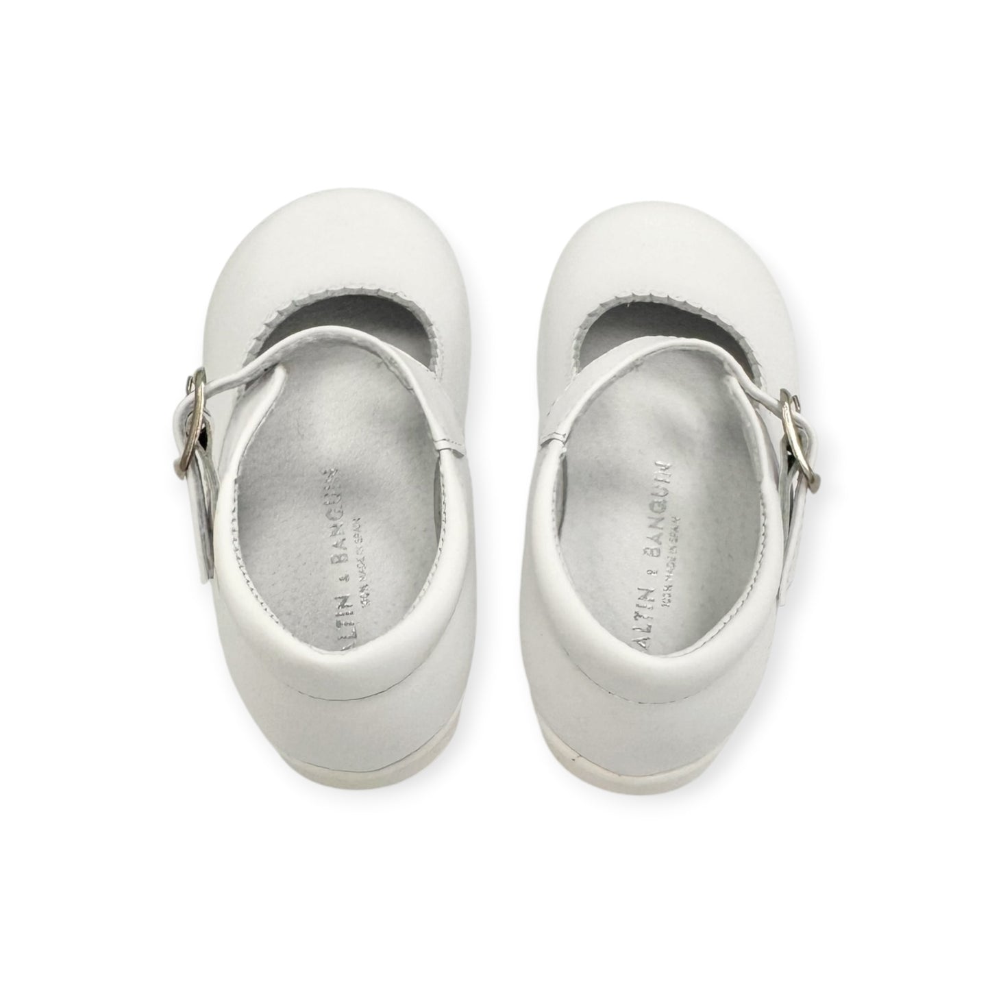 White Leather Mary Jane 1069
