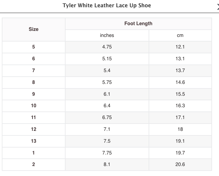 Tyler White Leather Lace Up
