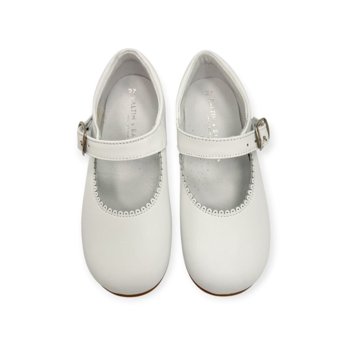 White Leather Mary Jane SB1069