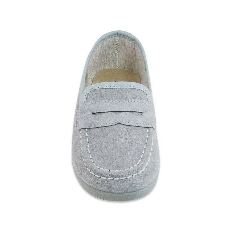 Medium Grey Suede Loafer 1135-02