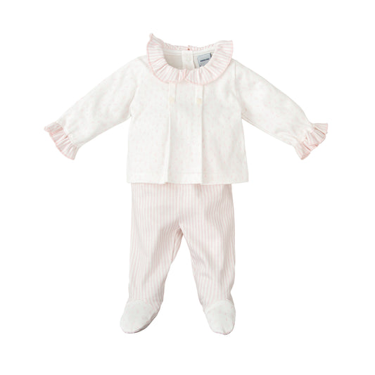 Aromas Pink Cotton Pant Set 51134