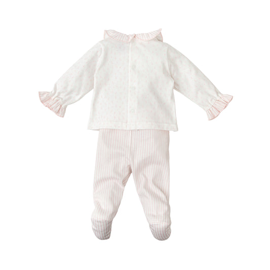 Aromas Pink Cotton Pant Set 51134