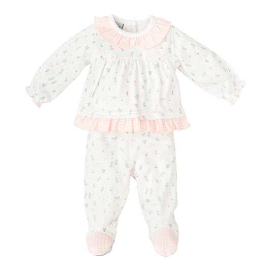 Nido Pink Cotton Two Piece Set 51136