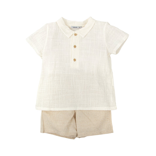 Magia Beige Shorts Set 40425