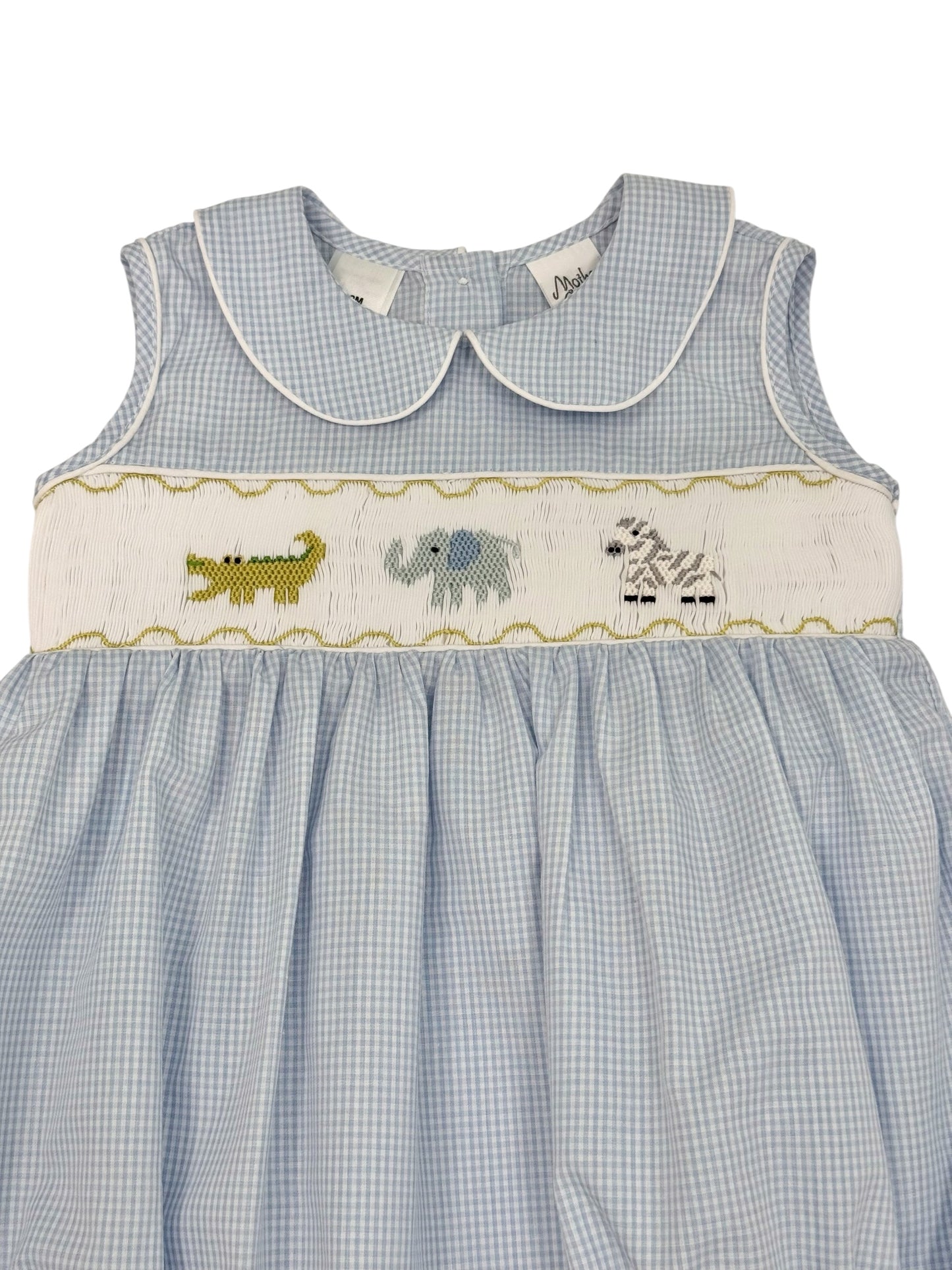 Safari Smocks Girls Romper