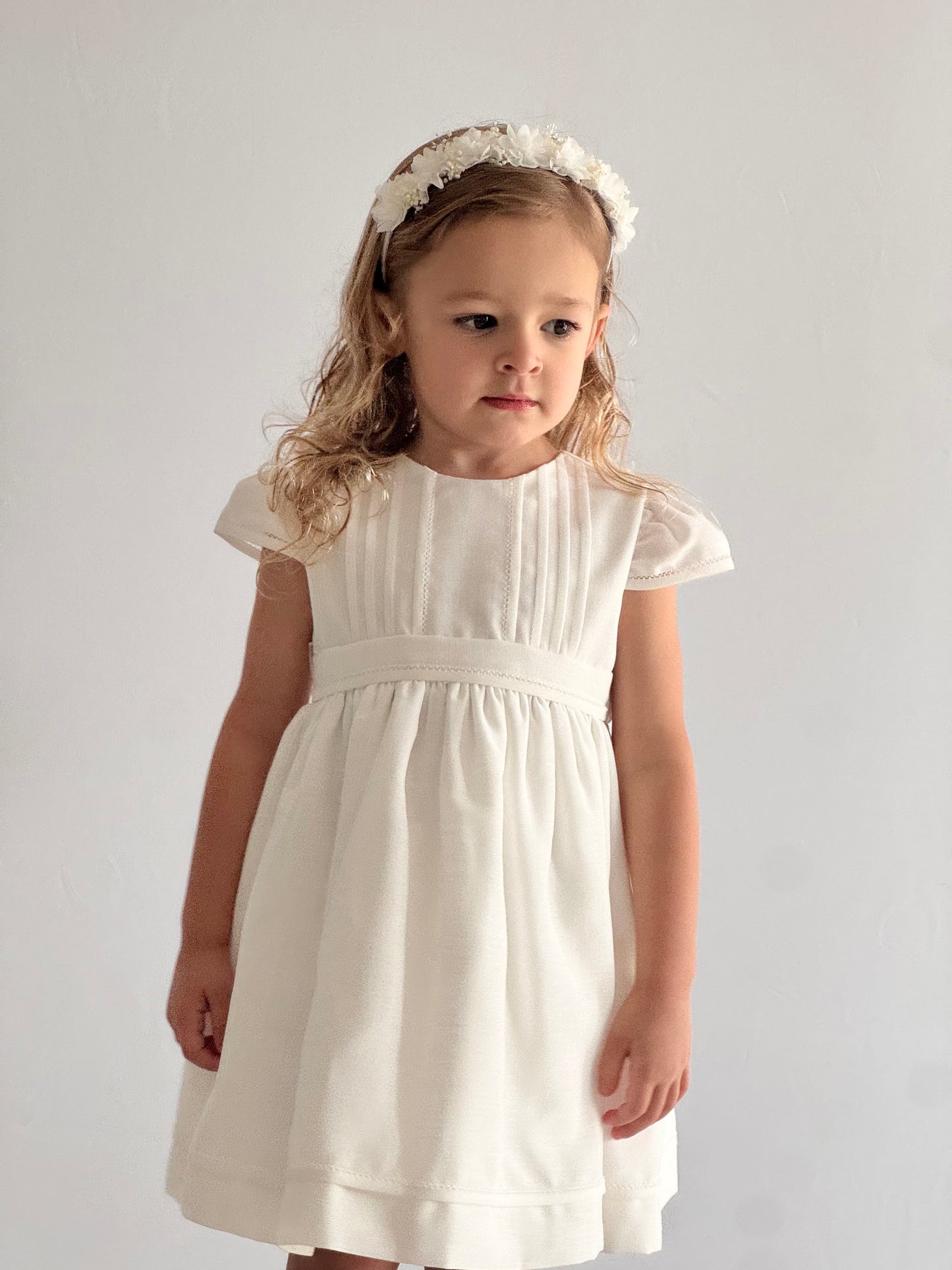 White Linen Dress 499