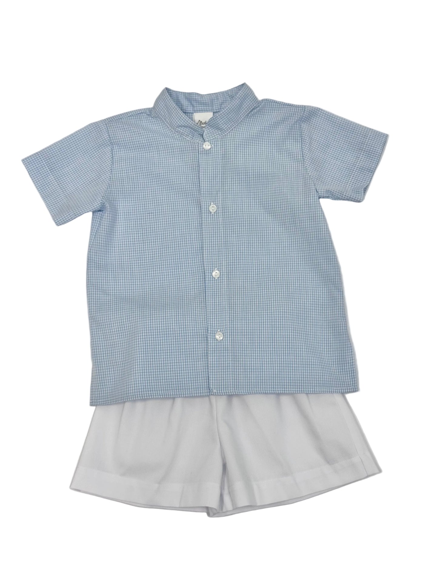 Light Blue Gingham Button Down