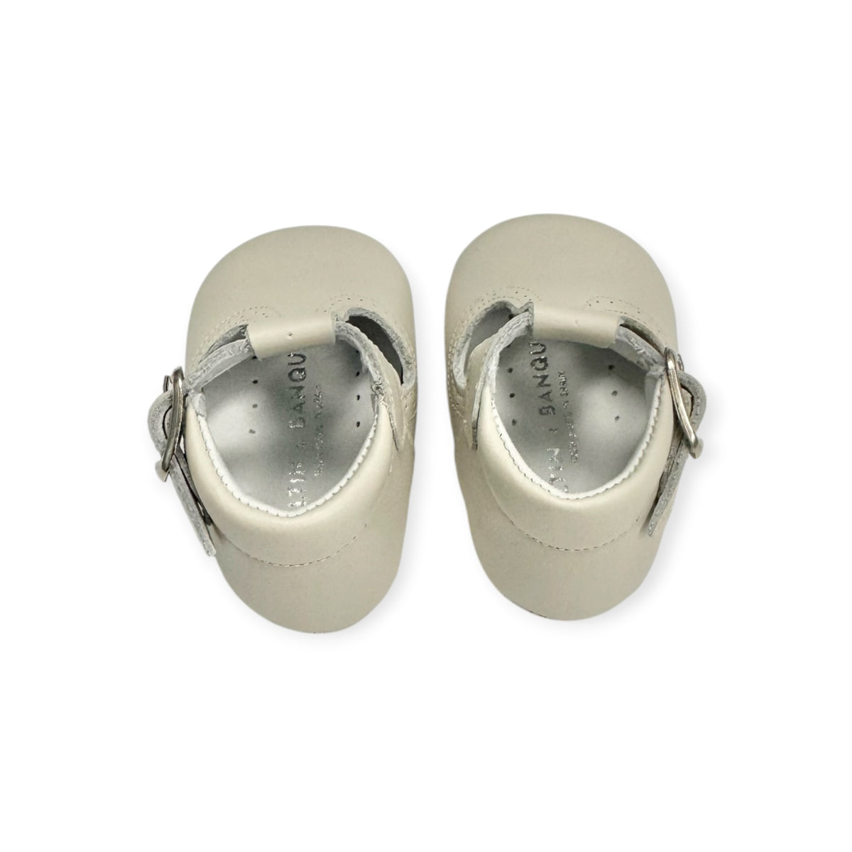 Porcelana Leather T-Strap Buckle Strap