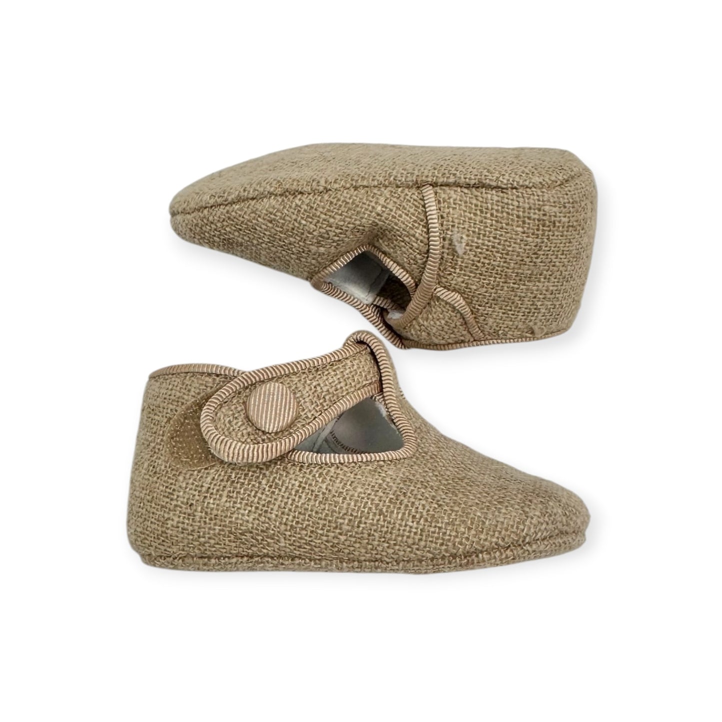 Natural Linen T-Strap SB520