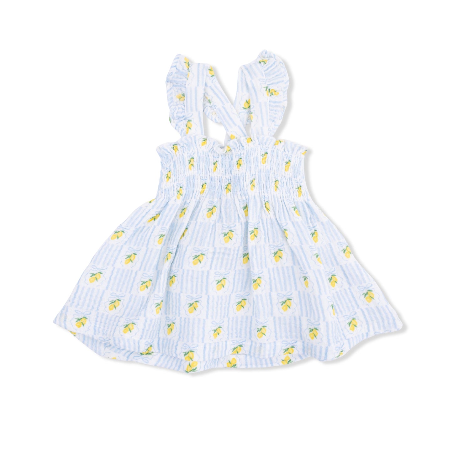Lovely Lemons - Smocked Ruffle Sundress with Bloomer
