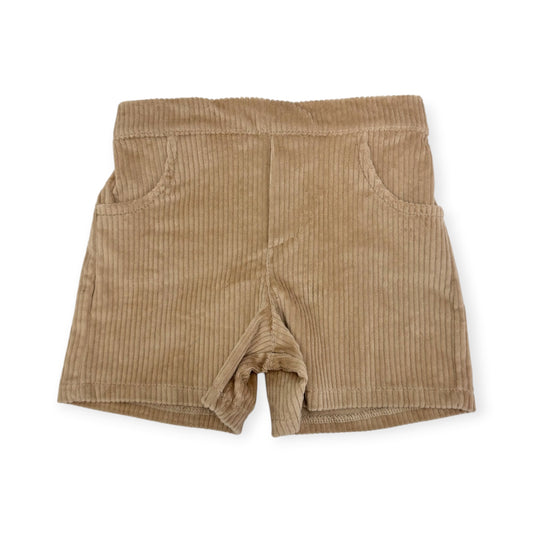 Beige Cord Shorts