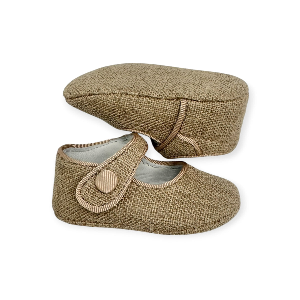 Natural Linen Mary Jane SB504