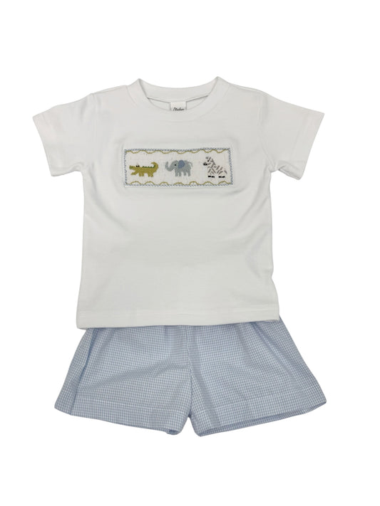 Safari Smocks Shorts Set