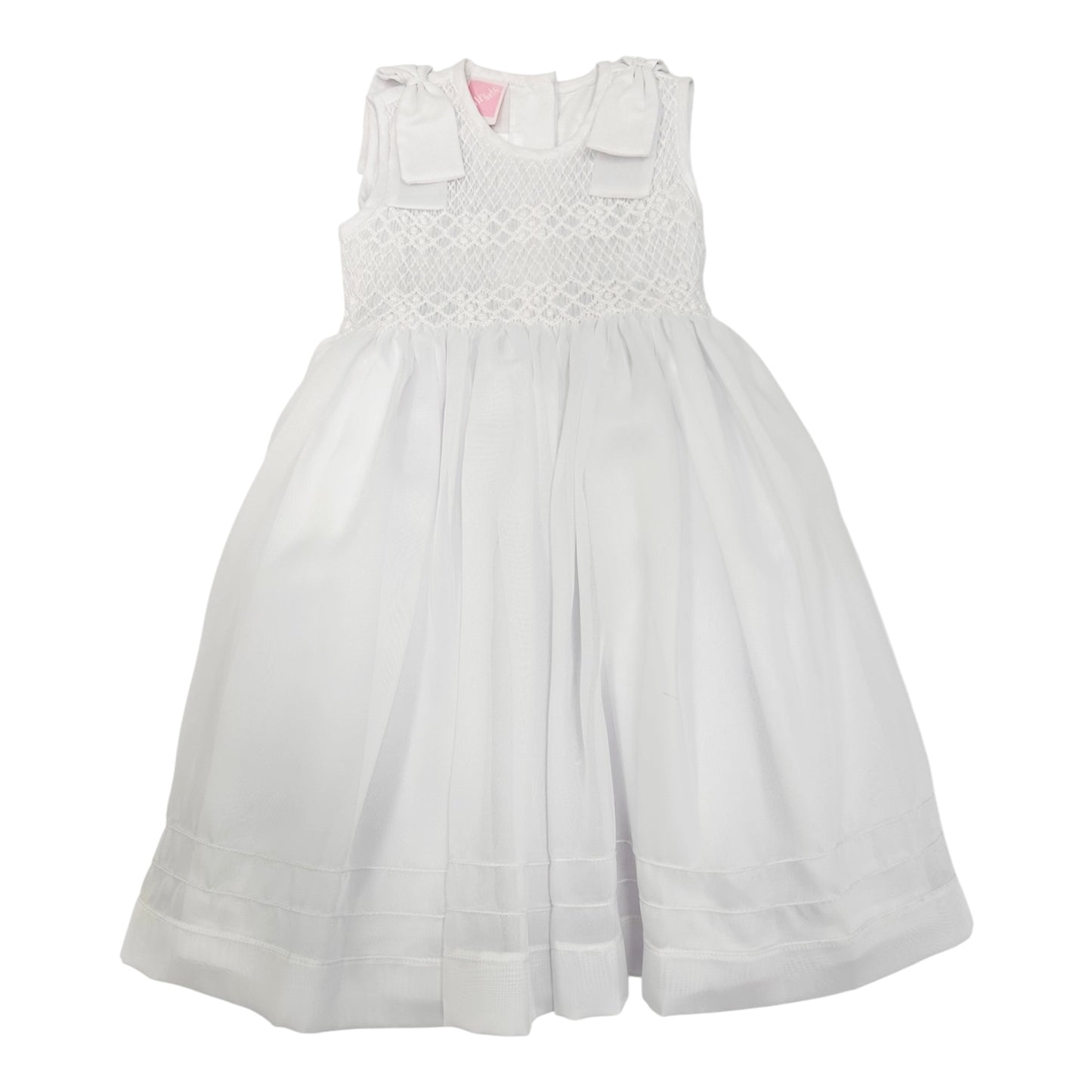 Angelina Organza Smocked Special Occasion Dress