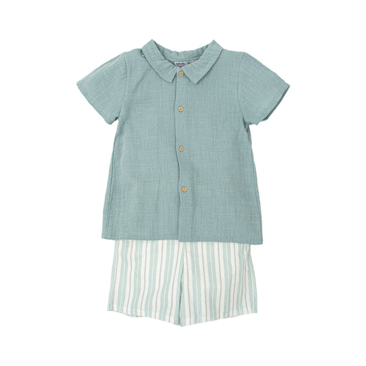 Susurro Green Shorts Set 40418