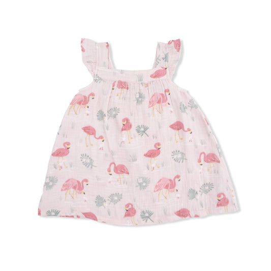 Flamingos Sundress & Bloomer
